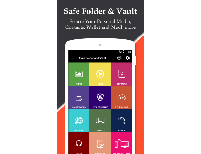SafeFolder Password protected App