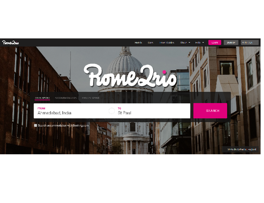 Rome2rio Travel App Php