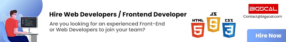 Hire Frontend Developers - Bigscal