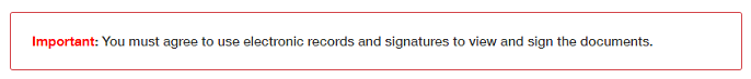 e-signature docisign important notice