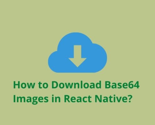 How to Download Base64 Images to your local device in React Native
