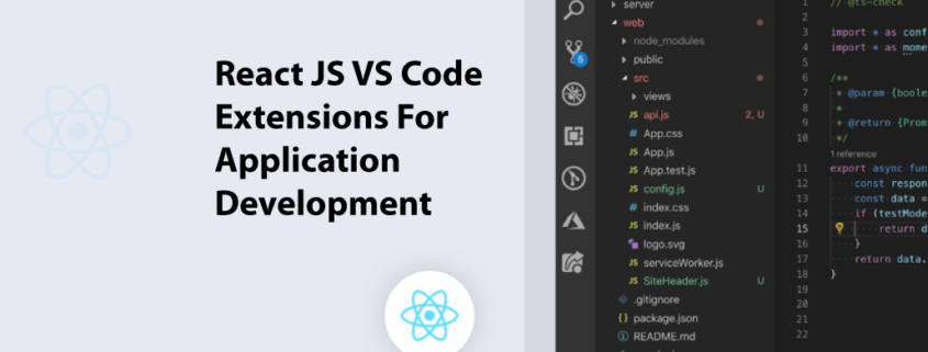 React JS VS Code Extensions For Application Development