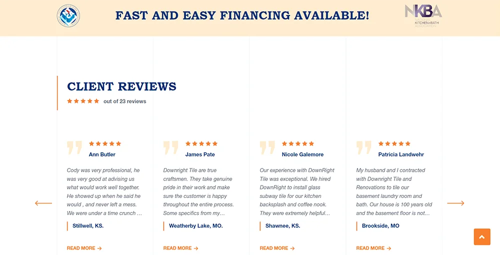 Fast and Easy Financing Available