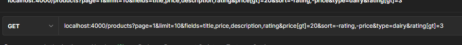 passing fields in the query