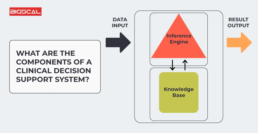 What are the components of a Clinical decision support system