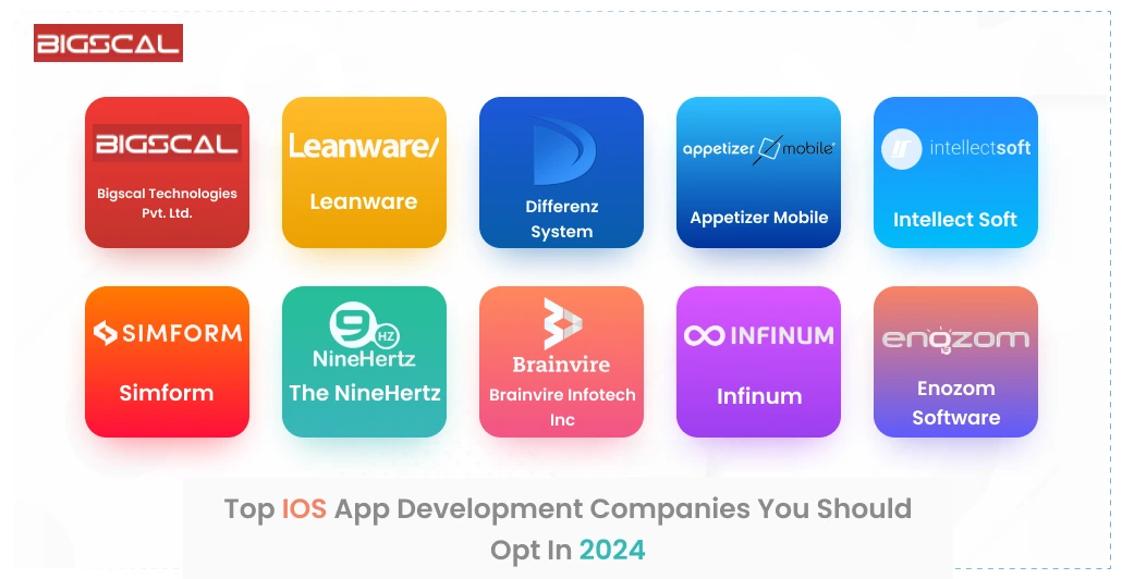 Top iOS App Development Companies You Should Opt In 2024