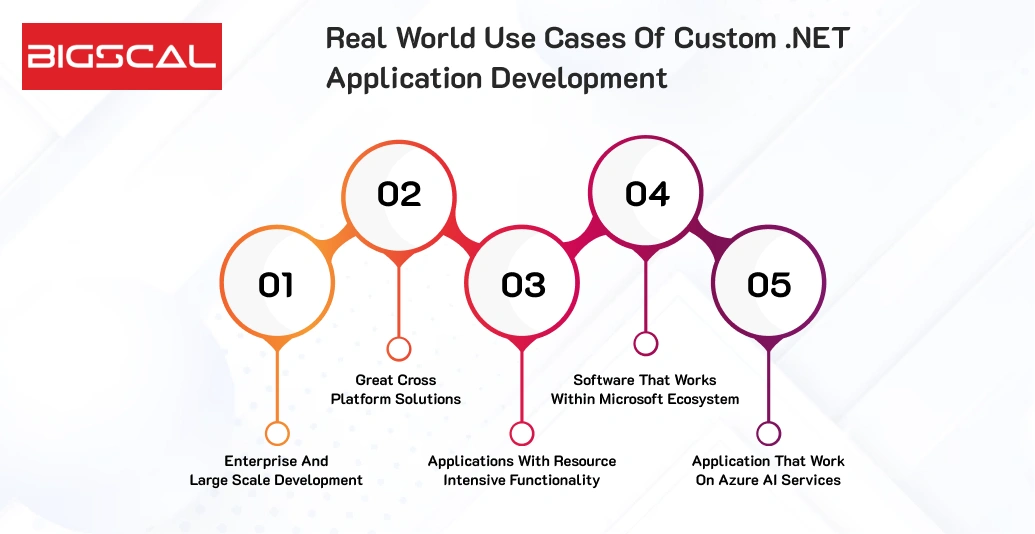 Real world use cases of custom .NET application development